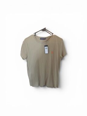 Polo by Ralph Lauren Men’s Crew Neck Tee - Tan with Orange Pony